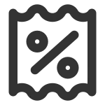 Discount Percentage SVG Icon
